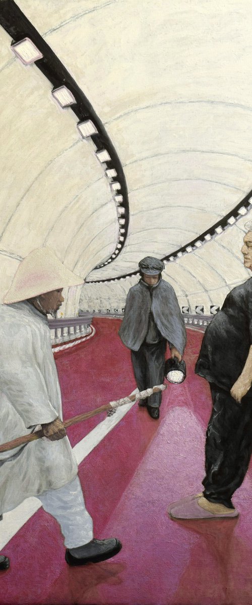 Otzi goes to work by Antonio Mele