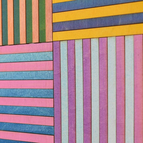 Nine Stripe Colour Study #2