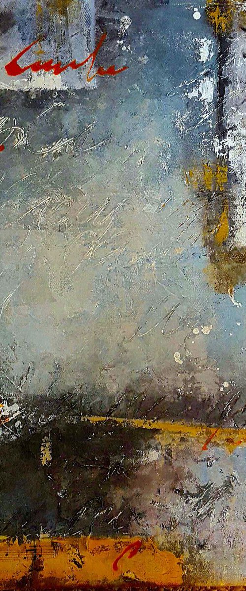 "The Waiting" 24"x24" by Laura Spring