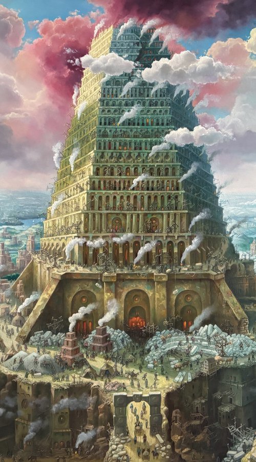Tower of Babel. by Alexander Mikhalchyk