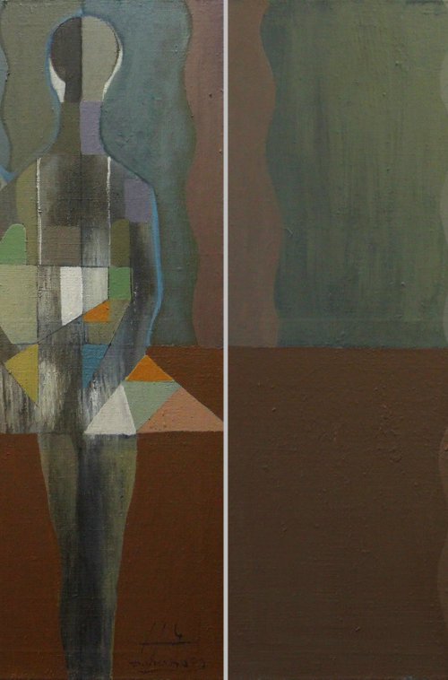 Repetition. Diptych by Zaza Kharabadze