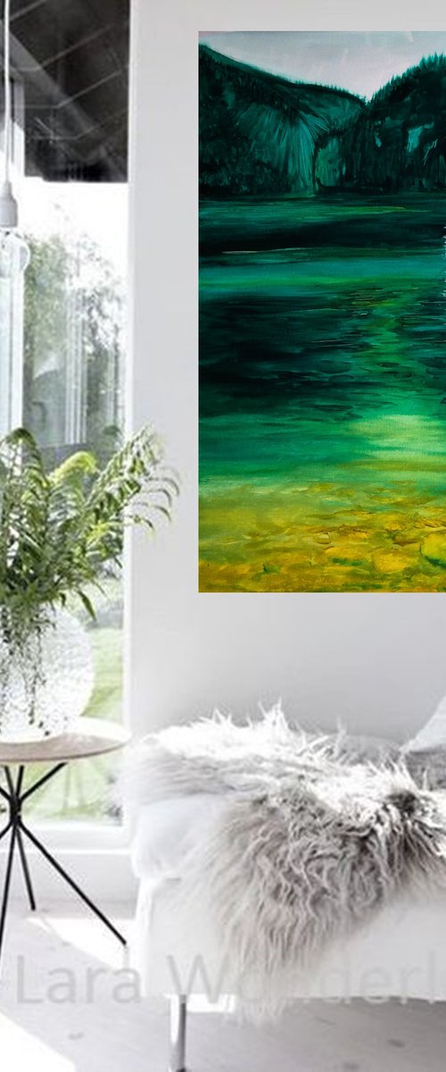 Attersee-  Water and Trees Series by Danijela Dan