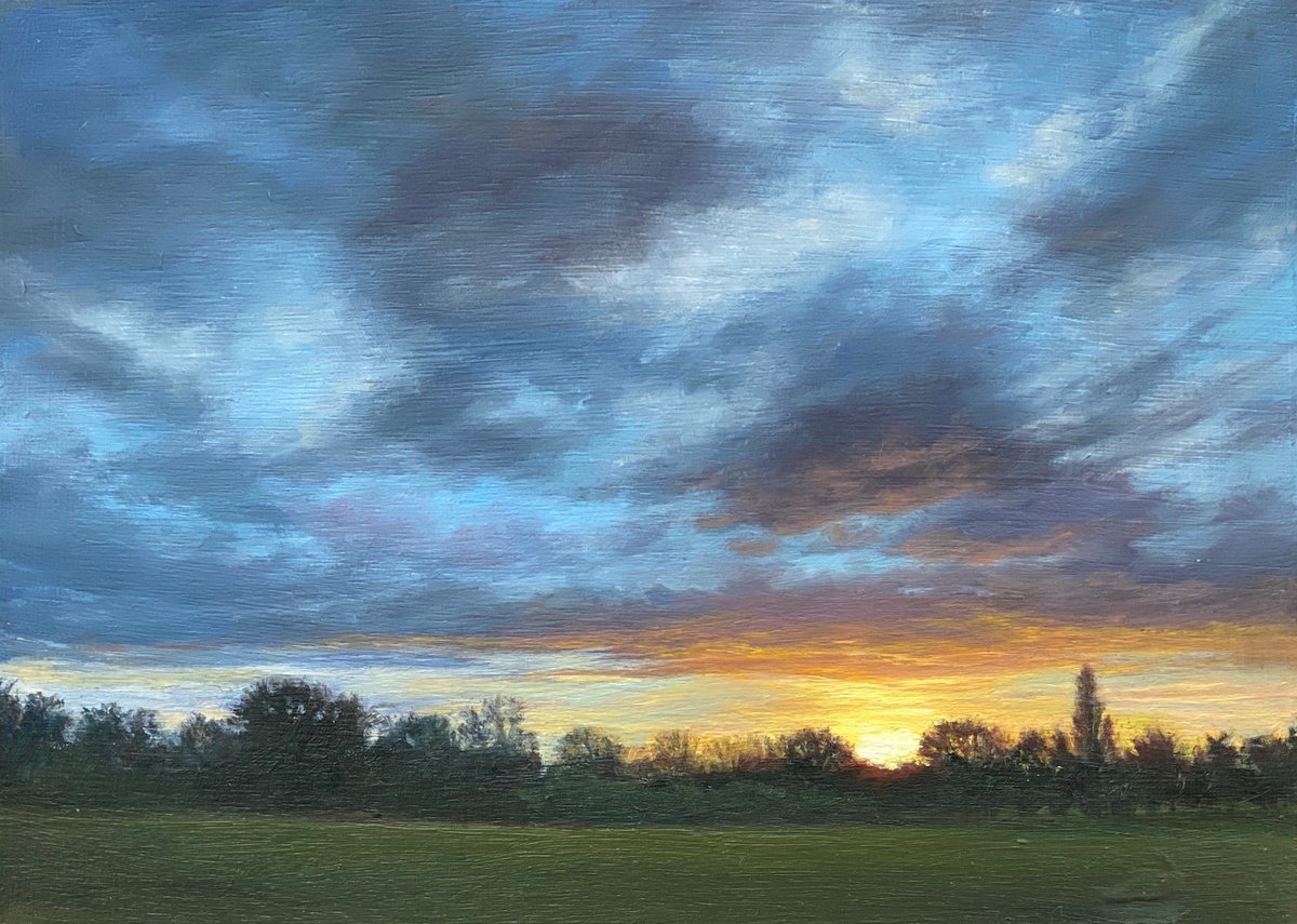 Sunset in Mill Hill Park (XX) by Diana Sandetskaya
