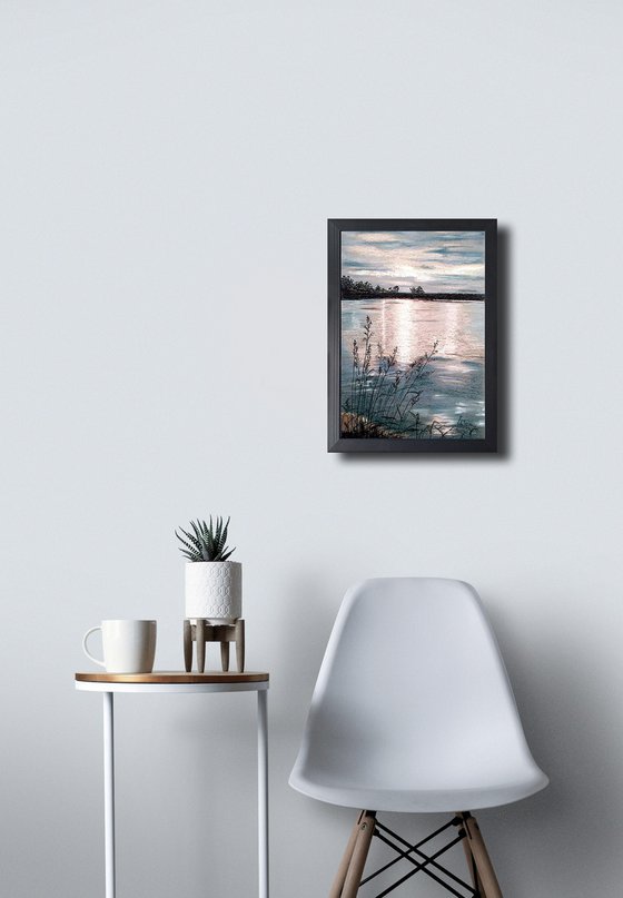 Evening Glow on the Lake