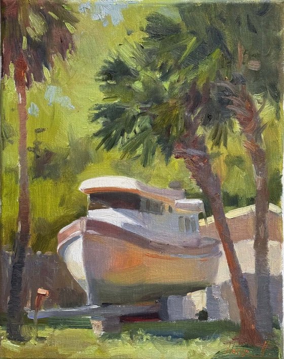 Sunlit Boatyard, Florida