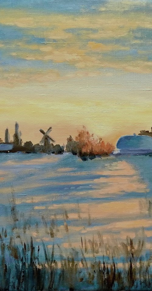 Winter sun by Oleh Rak