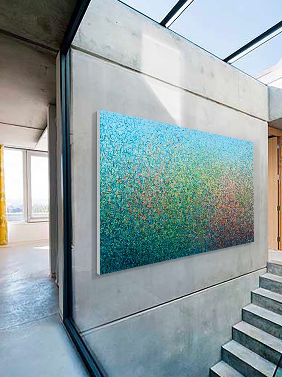 Woollahra Garden 183 x 122cm acrylic on canvas