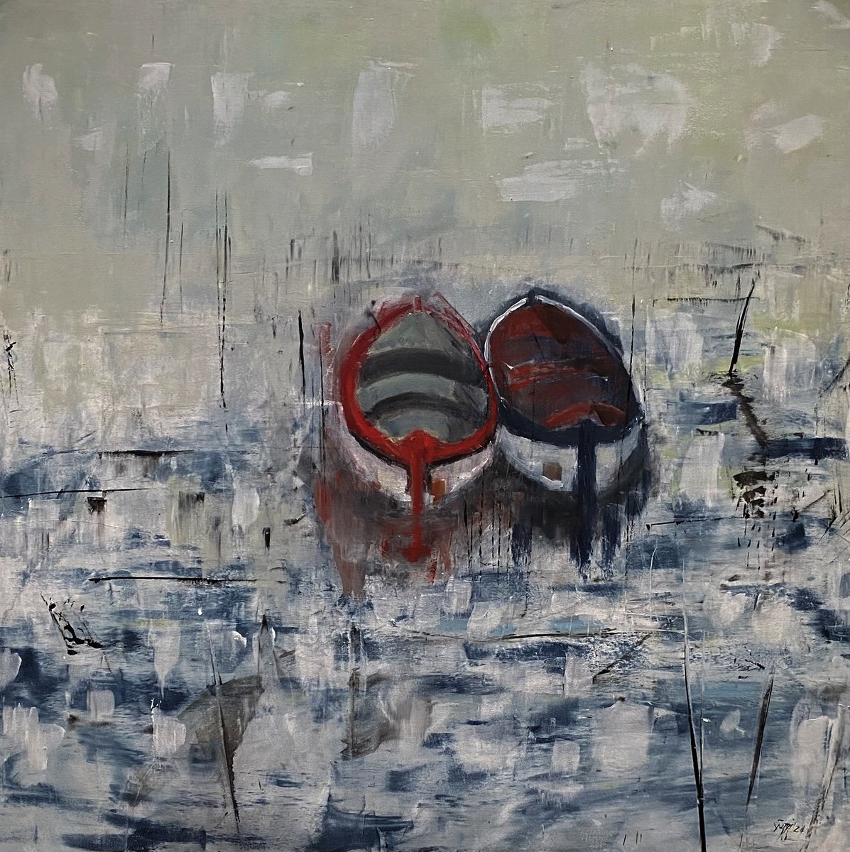 Il Mare Dopo La Pioggia By YS?rei, 31 X 31, Artwork For Sale On Artfinder