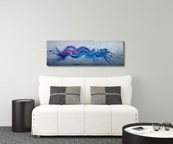 Sky Wave (Spirits Of Skies 048136) (120 x 14 cm) XL (16 x 48 inches)