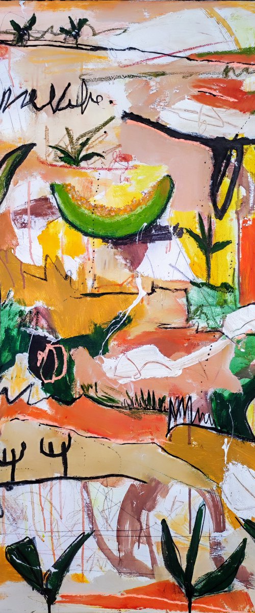 A piece of melon II by Alfonso Sánchez