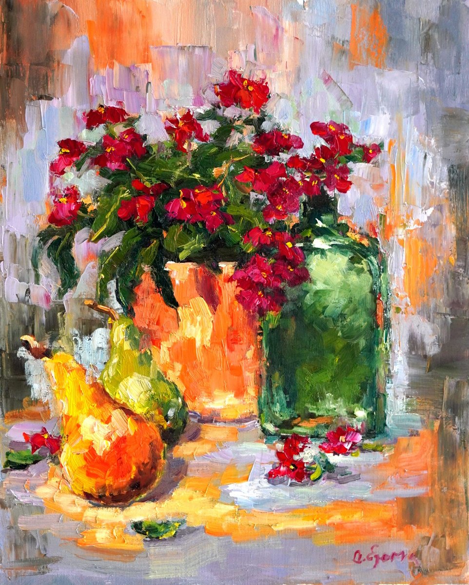 Orange Still Life by Olga Egorov