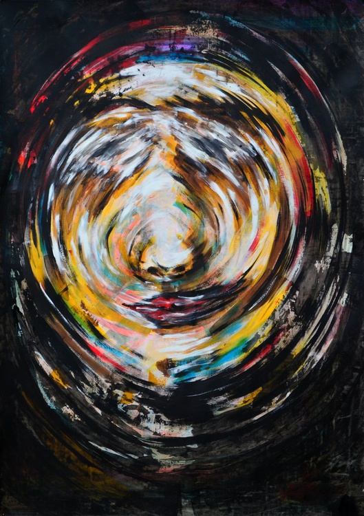 Swirl Face Large Original Modern Abstract Art Artfinder