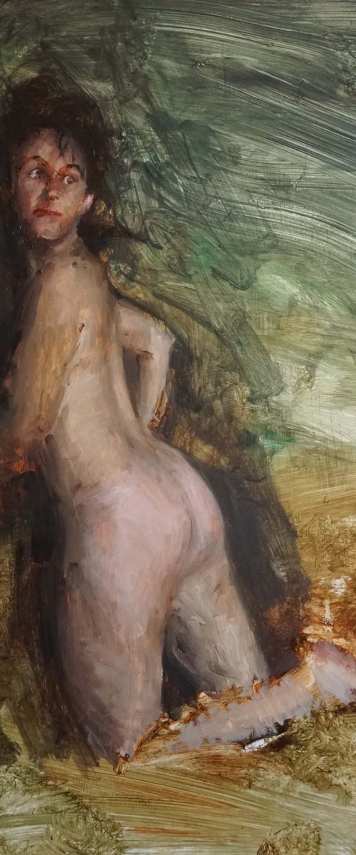 Woman from behind by Manuel Leonardi
