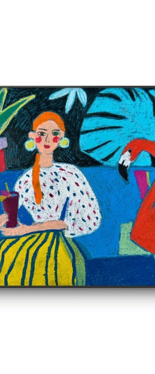 Tropical Woman Portrait by Sasha Robinson