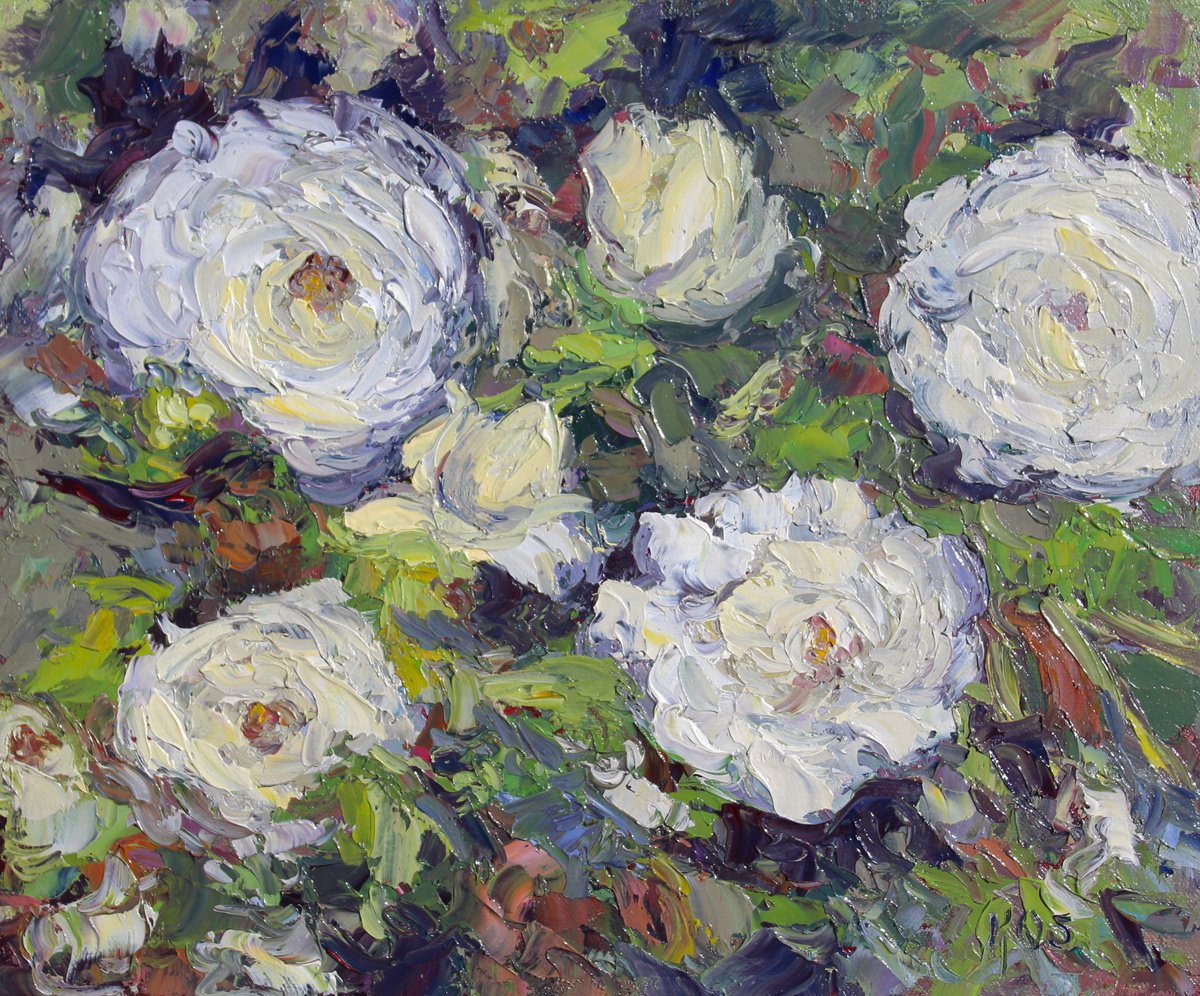 Tranquillity Roses by Kristen Olson Stone