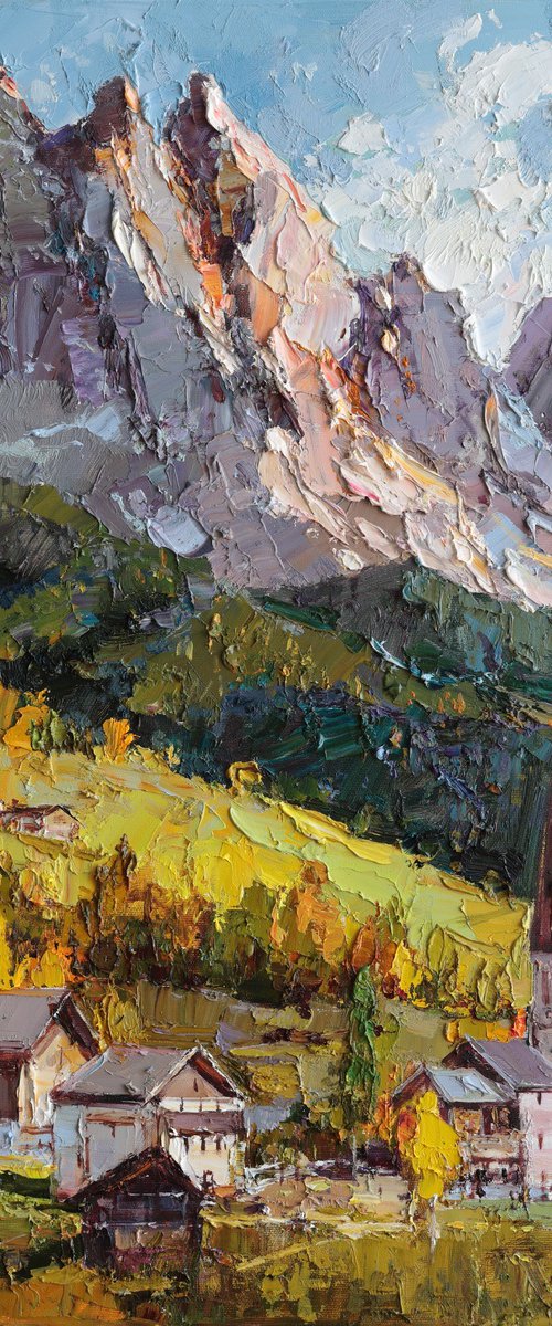 Sunlit Dolomites by Anastasiia Valiulina