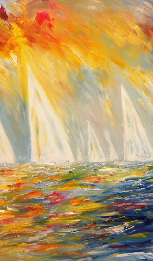 Seascape Sailing Impressions M 4 by Peter Nottrott