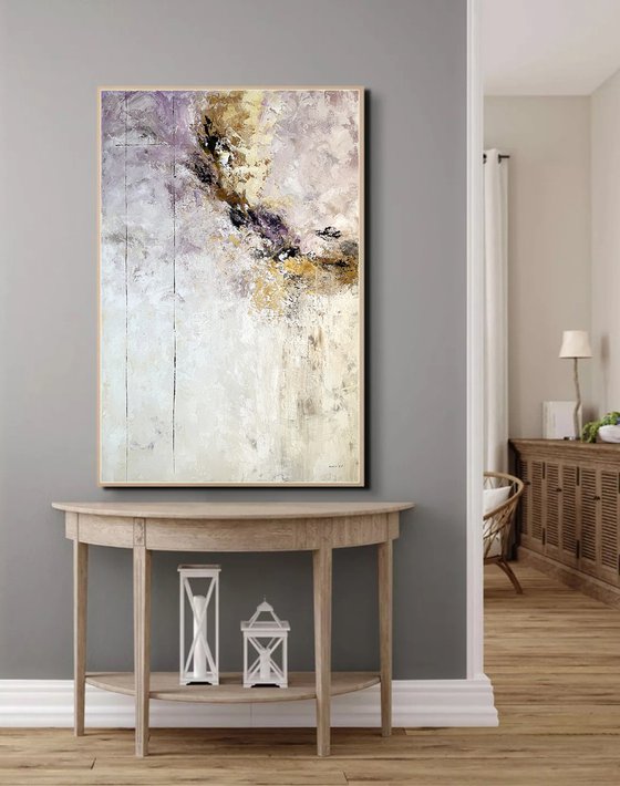 Golden Ochre in Lavender Mist