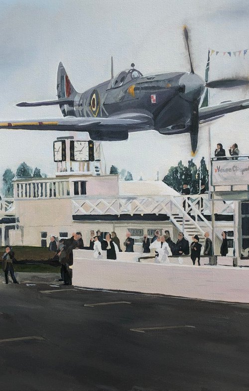 Ray Hanna, Spitfire MH434 Goodwood 1998 by Martin Allen