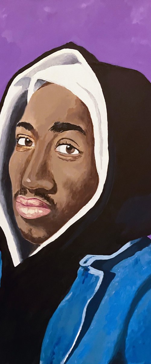 Tupac Shakur smaller version by Andrew Sabori