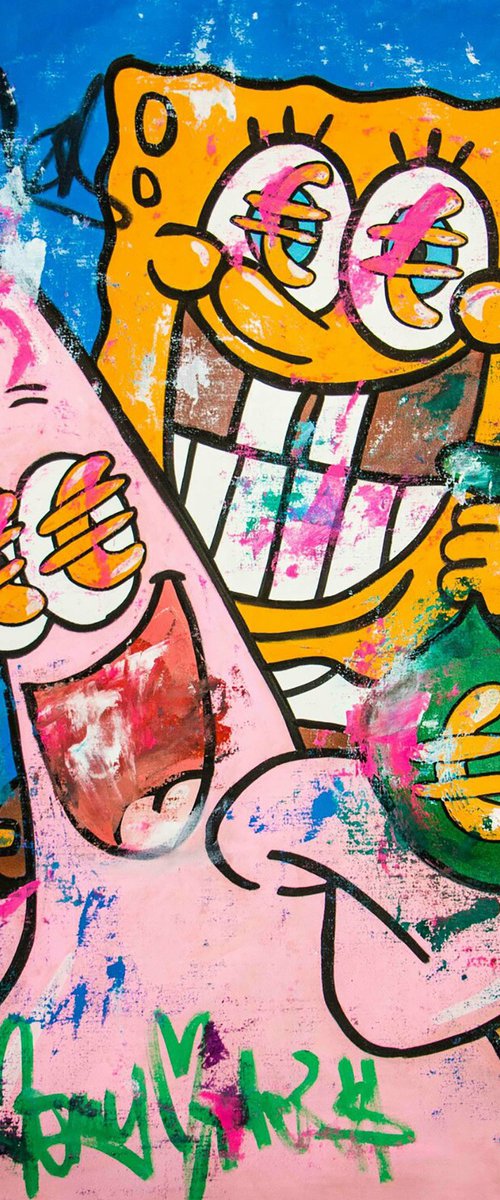 Lets have fun! ft. Bob Sponge Patrick Star by Carlos Pun Art