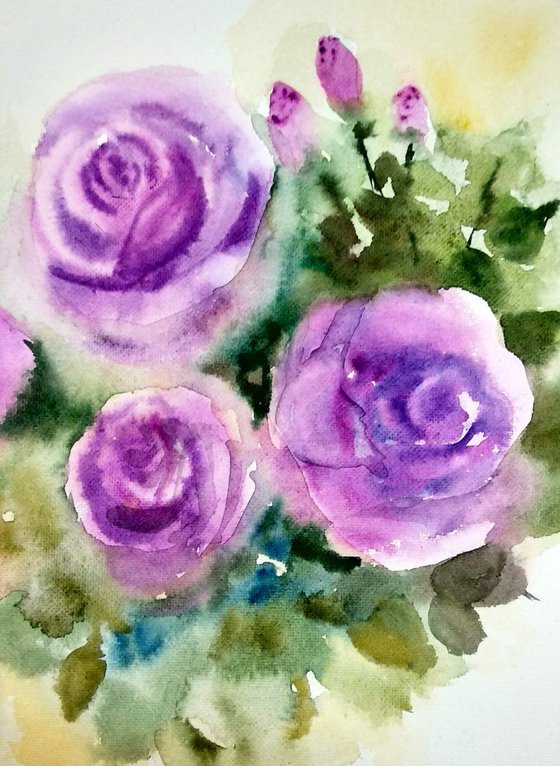 Purple Roses