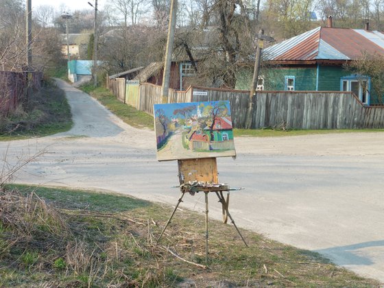 Street near the church