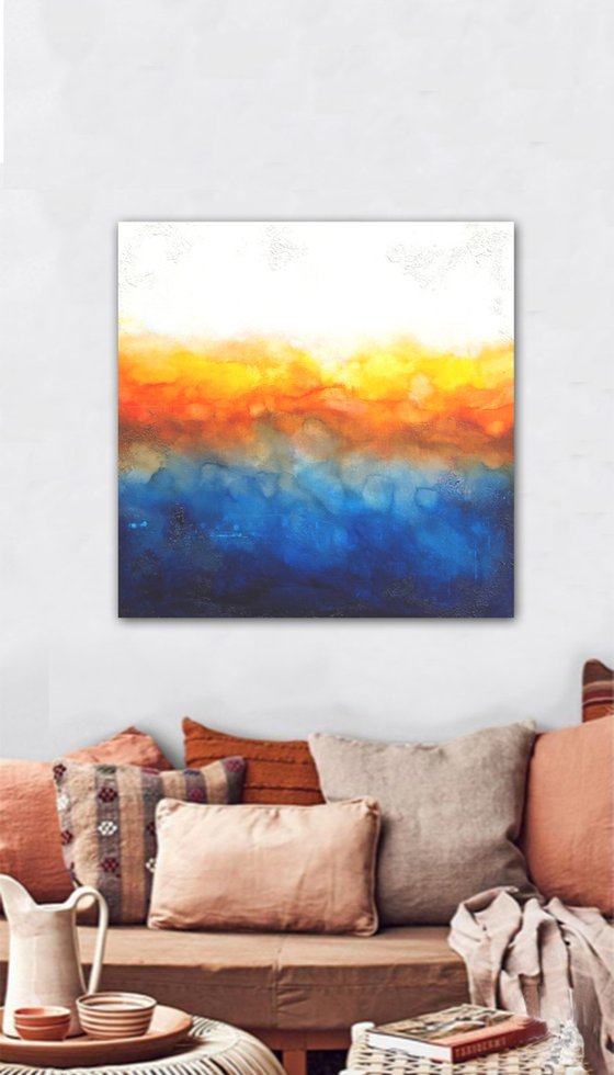 calm dusk (90 x 90 cm) Dee Brown Artworks