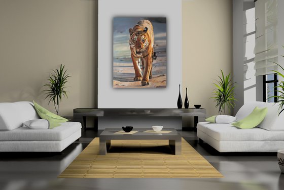 Tiger, Large painting