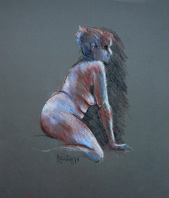 Sara - kneeling nude