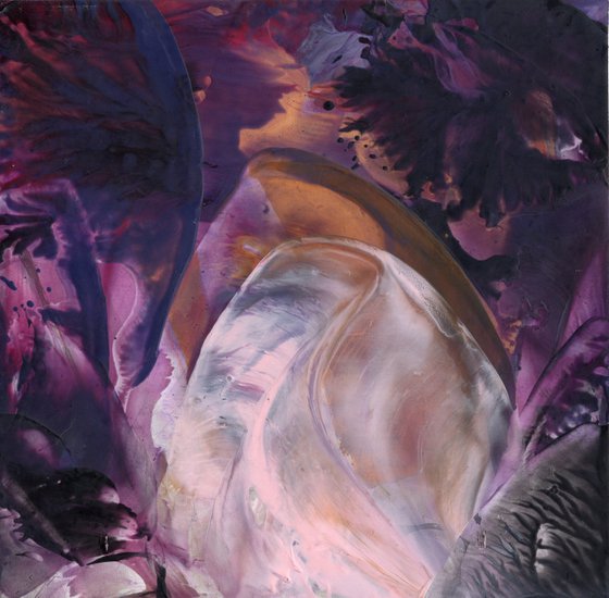 Encaustic Abstract 1