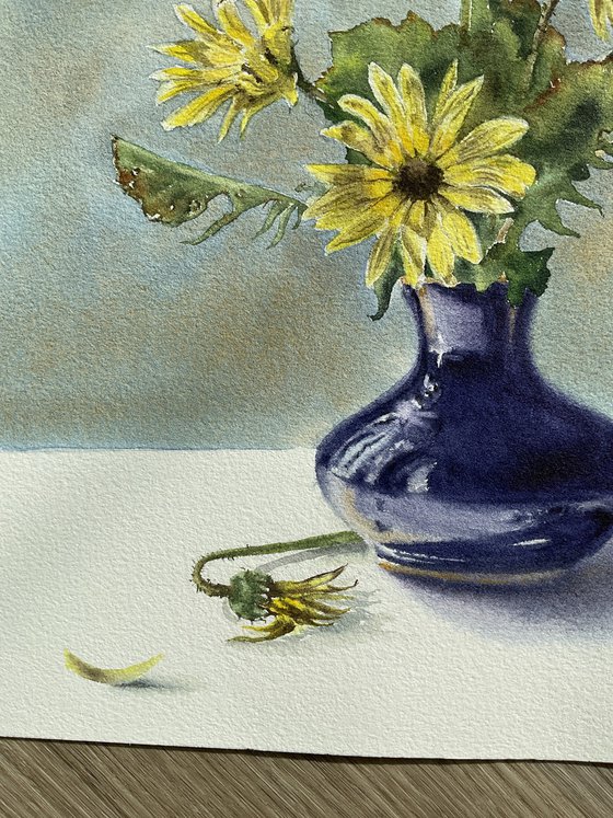 Bouquet of roadside flowers