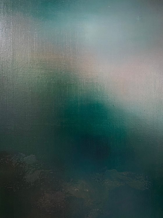 "Through the water" 70x70 cm