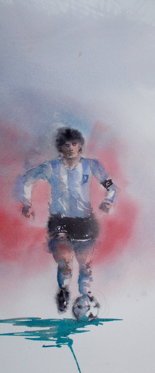 Maradona 2 by Giorgio Gosti