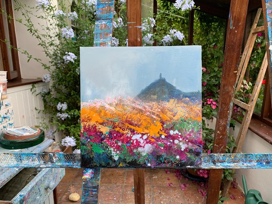 Wild Flowers At Brentor Church