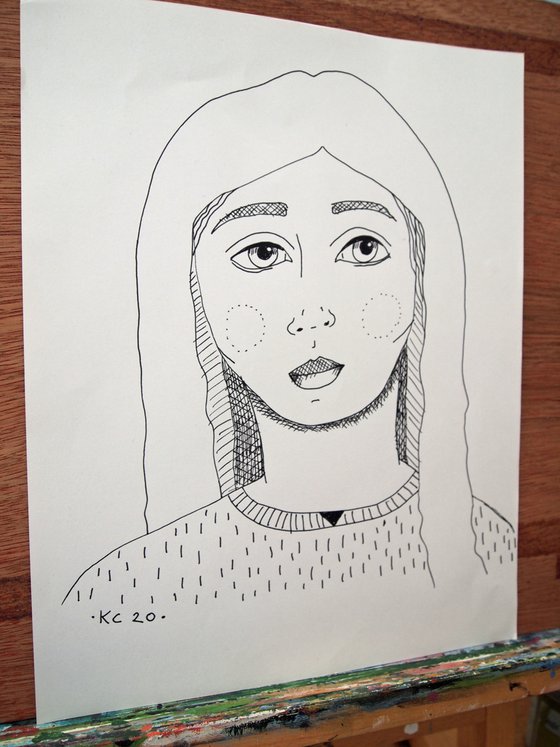 Ink Portrait