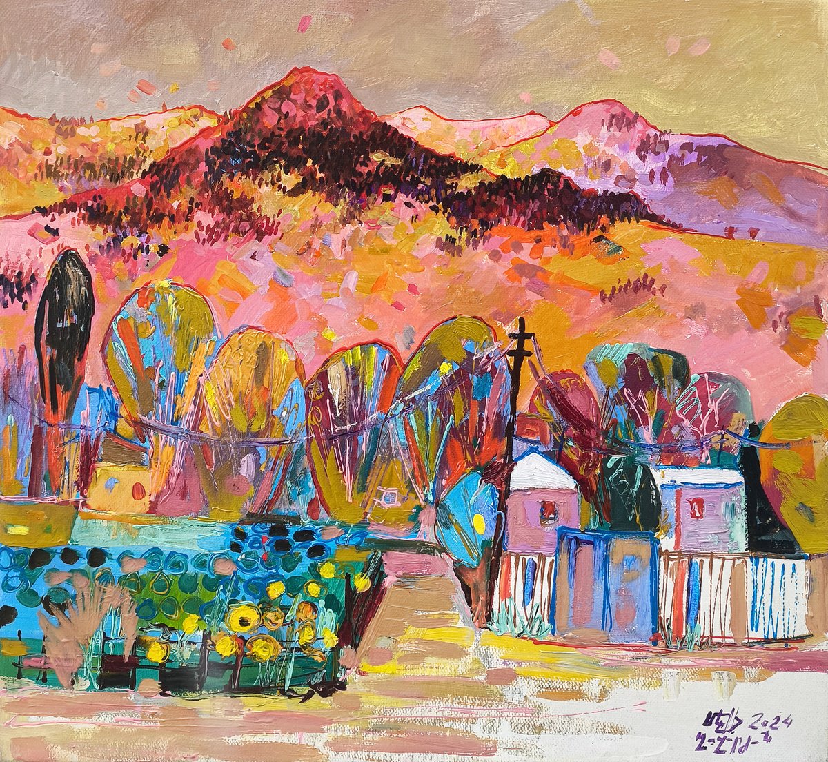 Path Through The Valley By Meliq Khazaryan, 18 X 12, Artwork For Sale On Artfinder