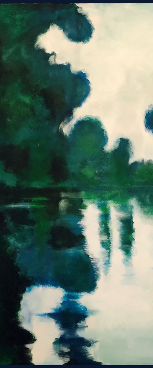 Monets river by Shabs  Beigh