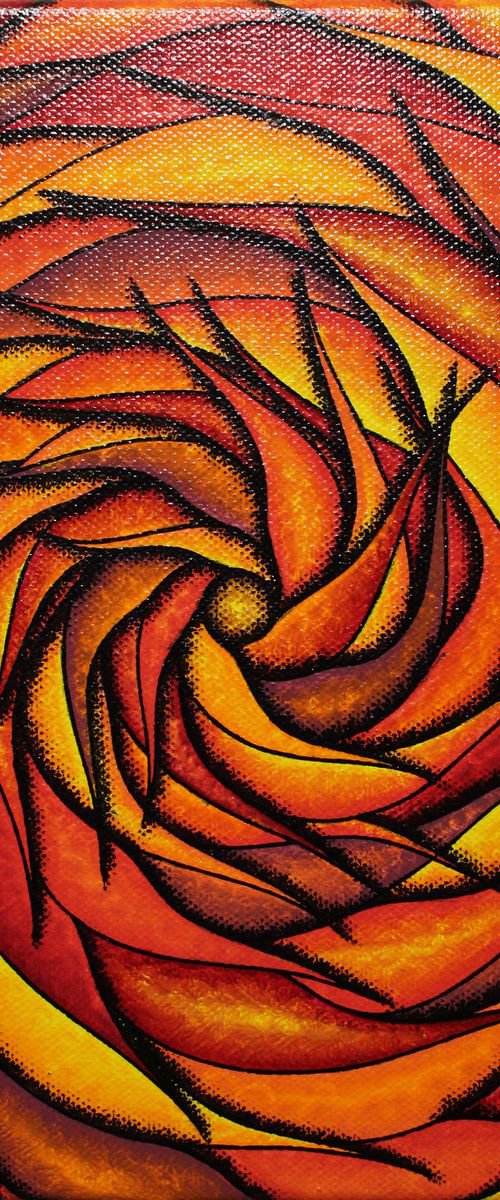 Reddish spiral by Jonathan Pradillon