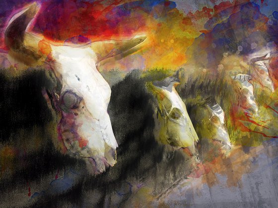 Toros/XL large original artwork