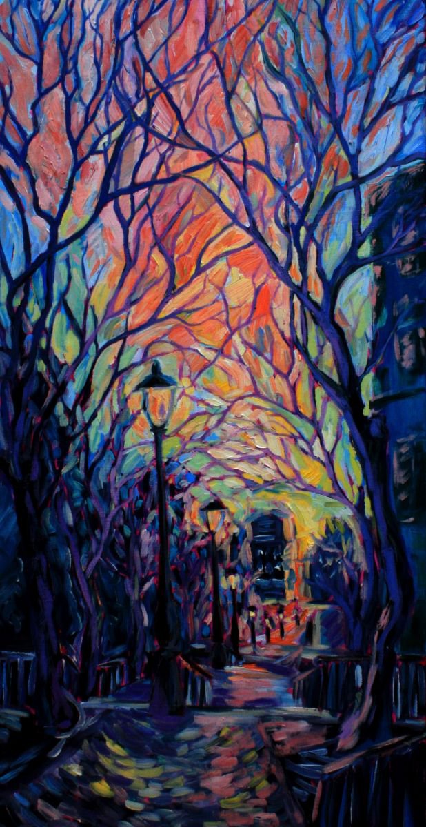 The Lights Turn on in Montmartre by Alison Stevenson