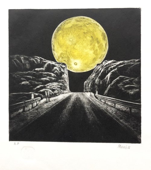 Moon Road by Sergei Monin