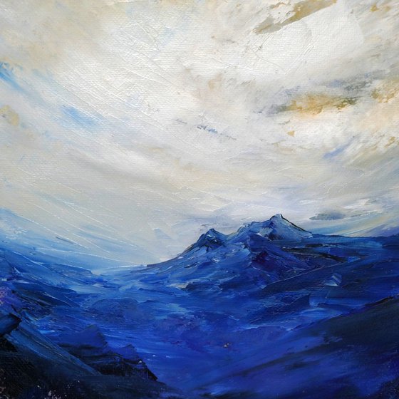 Highland Blue, mountain landscape