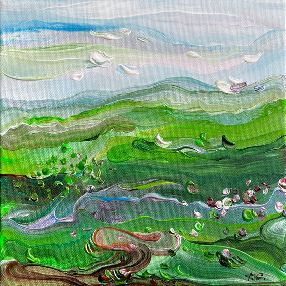Windy hills - SET of 3