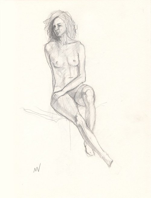 Sketch of Human body. Woman.61 by Mag Verkhovets