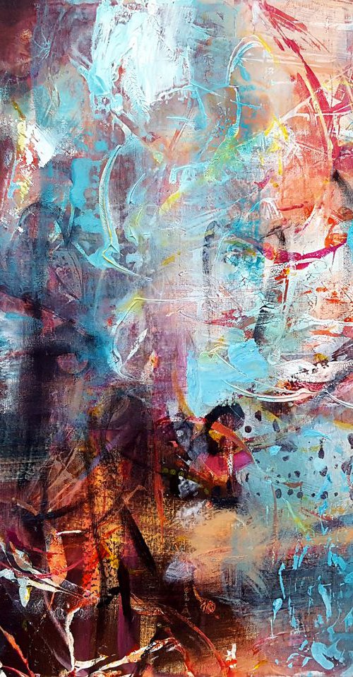 UNKNOWN MEMORY WITH A STRONG SENSE OF OCEAN SUPERBE MINDSCAPE BY KLOSKA ROMANIAN PAINTER by Kloska Ovidiu