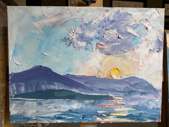 Blue Lagoon Sunrise Study