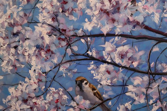 "Three Among the Flowers"