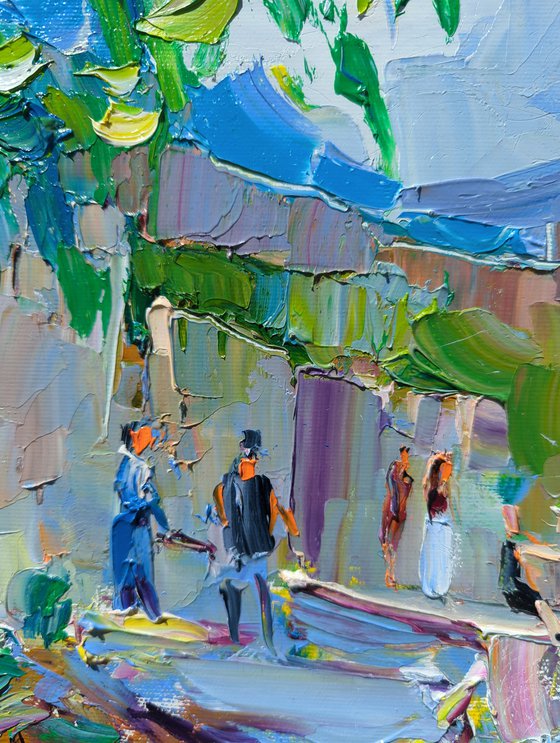 Sunny day in the old town