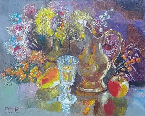 Still Life with Sea Buckthorn
